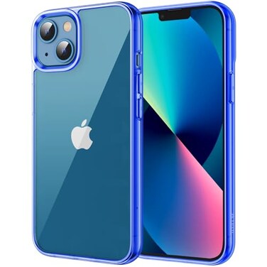 JETech Case for iPhone 13 mini, Anti-Yellowing, Blue