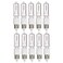 KOR T4 E11 Halogen Light Bulbs, 100W, Clear, 10-Pack