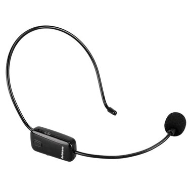 Retekess TR503 Wireless FM Microphone Headset(Black