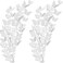 Bememo 72 Pcs 3D Butterfly Wall Decals, 3 Sizes, White