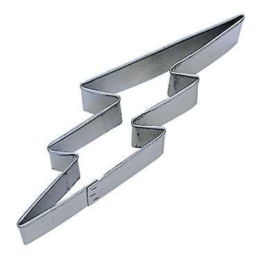 CybrTrayd RM Lightning Bolt 5" Cookie Cutter, Metallic