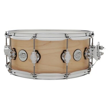 Drum Workshop DW Design Series Maple Snare Drum - 6x14, Natural Satin