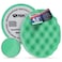 TCP Global 6.5" Green Waffle Foam Buffing Pad, Soft Cut