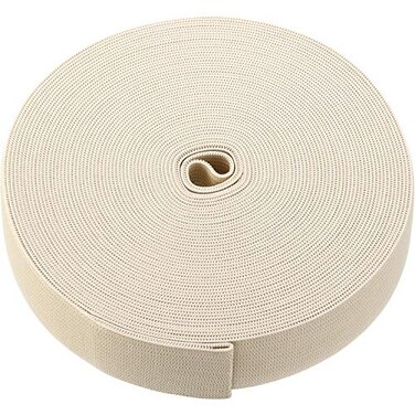EBOOT 1 Pcs Elastic Band Spool, 1 Inch X 11 Yard, Beige