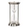 Deco 79 Glam Metal Cylinder Timer, 7" x 7" x 12", Silver