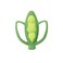 Infantino Lil' Nibbles Textured Silicone Teether Pea Pod