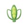 Infantino Lil' Nibbles Textured Silicone Teether Pea Pod