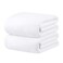 JML Microfiber Bath Sheet Towels, 40"x80", 2 Pack, White