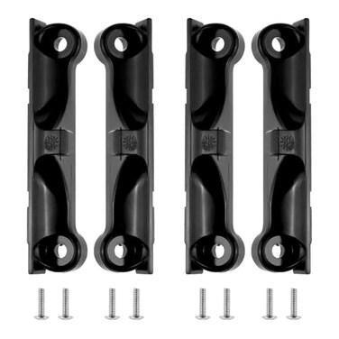 Aifeier ET 4PCS CPU Fan Bracket for AM4 Backplate, Black
