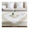 BrekSdat Lace Tablecloth Fabric Washable Beige 33x33inch