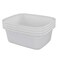 Lesbin 4-Pack 14 Quart Plastic Wash Basin/Dish Pan, White