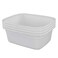 Lesbin 4-Pack 14 Quart Plastic Wash Basin/Dish Pan, White