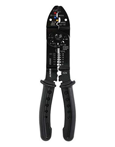 ARES 21002 9in Wire Stripper, CrimperCutter Multi-Tool