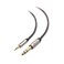 Cable Matters Braided 3.5mm to 1/4 Inch Audio Cable, 10ft