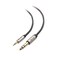 Cable Matters Braided 3.5mm to 1/4 Inch Audio Cable, 10ft