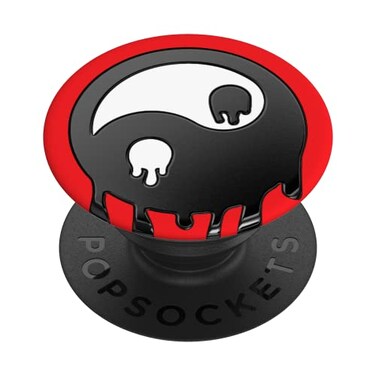 PopSockets Adhesive Phone Grip, Holder- Shaky Bones White