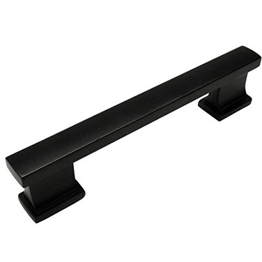 Cosmas 10 Pack 702-5FB Flat Black Pull 5 Inch Hole Centers