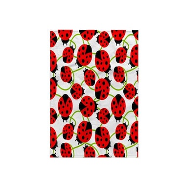 3dRose Red Ladybugs- Whimsical Art- Spring 15x22 Hand Towel