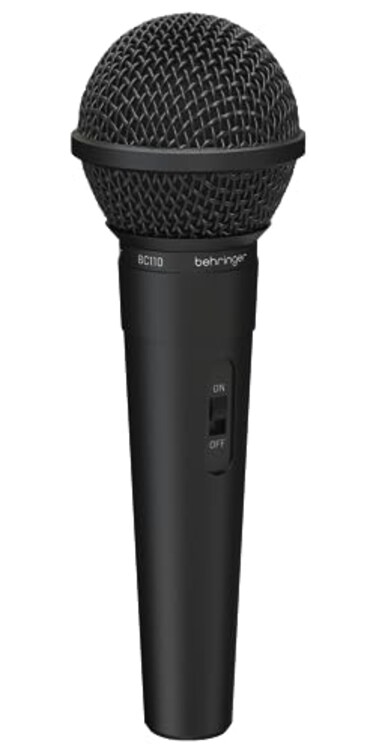 Behringer BC110 Dynamic Vocal Microphone with 10-Foot Cable