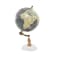 Deco 79 Marble Globe with Marble Base, 7" x 7" x 11", Black