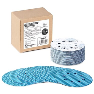 toolant Diamond Shape 5 Inch 600 Grit Sanding Discs, 50Pack