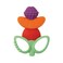 Infantino Lil' Nibbles Textured Silicone Teether Fruit Kabob