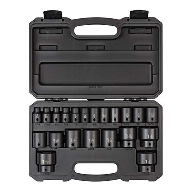 TEKTON 1/2 Inch Drive Impact Socket Set, 21-PieceSID92302