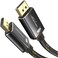 KabelDirekt – 16K DisplayPort Cable 2.1 – 10ft – DP80, Nylon