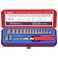 Genius Tools 17 Piece 1/4" Dr. Metric Hand Socket Set GS-217M