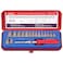 Genius Tools 17 Piece 1/4" Dr. Metric Hand Socket Set GS-217M