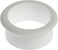 Hillman White Uncapped Desk Grommets 1-1/2 Inch" 2 Pack 59333