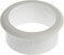 Hillman White Uncapped Desk Grommets 1-1/2 Inch" 2 Pack 59333