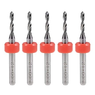uxcell PCB Drill Bits 2mm Circuit Board Micro Drill Bits 5Pcs