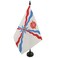 AZ FLAG Assyria Table Flag 6x8 in 100D Polyester Plastic Base