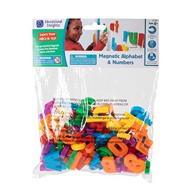 Educational Insights Magnetic AlphabetNumbers 99-piece Set
