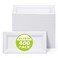 Tanlade White 400 Pcs Small Rectangle Disposable Paper Plates