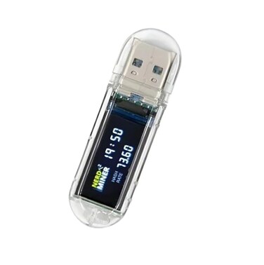 Bitcoin Merch - Nerd Miner 2 -USB Solo Bitcoin Miner with WiFi