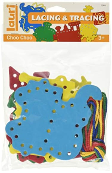 Constructive Playthings Lauri LacingTracing - Choo Choo Set