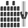 Bonsicoky 52 Pack Wire Shelving Shelf Lock Clips for 7/8" Post