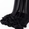 MLMW Black Chiffon Fabric by the Yard Sheer Fabric for Draping