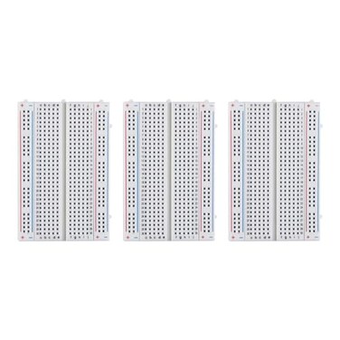 ELEGOO 400-Point Solderless Breadboard with 4 Power Rails 3PCS