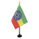AZ FLAG Ethiopia Table Flag 4x6 in 100D Polyester Plastic Base