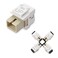 Cable Matters 4-Pack SC UPC Simplex Fiber Keystone Coupler Jack