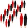 suiwotin 20pcs Insulated Alligator Clips, Test Leads Connection