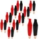 suiwotin 20pcs Insulated Alligator Clips, Test Leads Connection