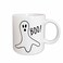 3dRose (mug278652Halloween Boo Ghost - Ceramic Mug, 15-ounce
