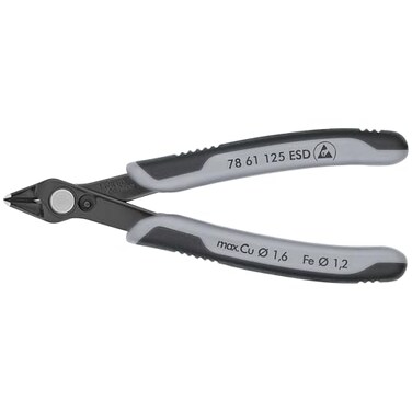 KNIPEX Tools - Electronics Super Knips, ESD (7861125ESD, 5-Inch