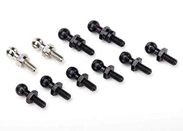 Traxxas Pivot Balls Black (6Silver (2Black Long (2TRA7540X