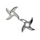OUSTUE32 Grinder Blade Stainless Steel Knife Cutter Replacement(2 pc