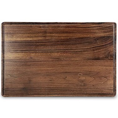 MAGIGO 17" x 11" Rectangle Walnut Wood Cutting Board for Kitchen